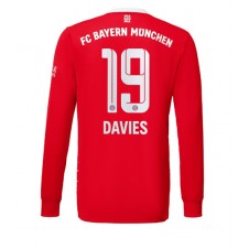 Bayern Munich Alphonso Davies #19 Hjemmedrakt 2022-23 Langermet